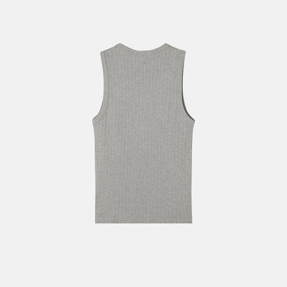 Compact Rib Henley Tank