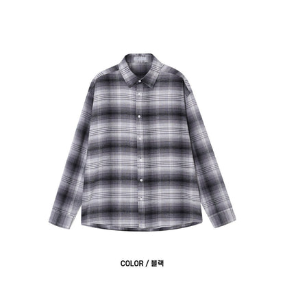 Pigment-Washed Nylon Shirt Jacket