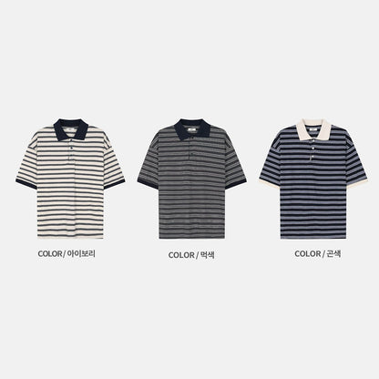 Saint Border Collar Half Tee