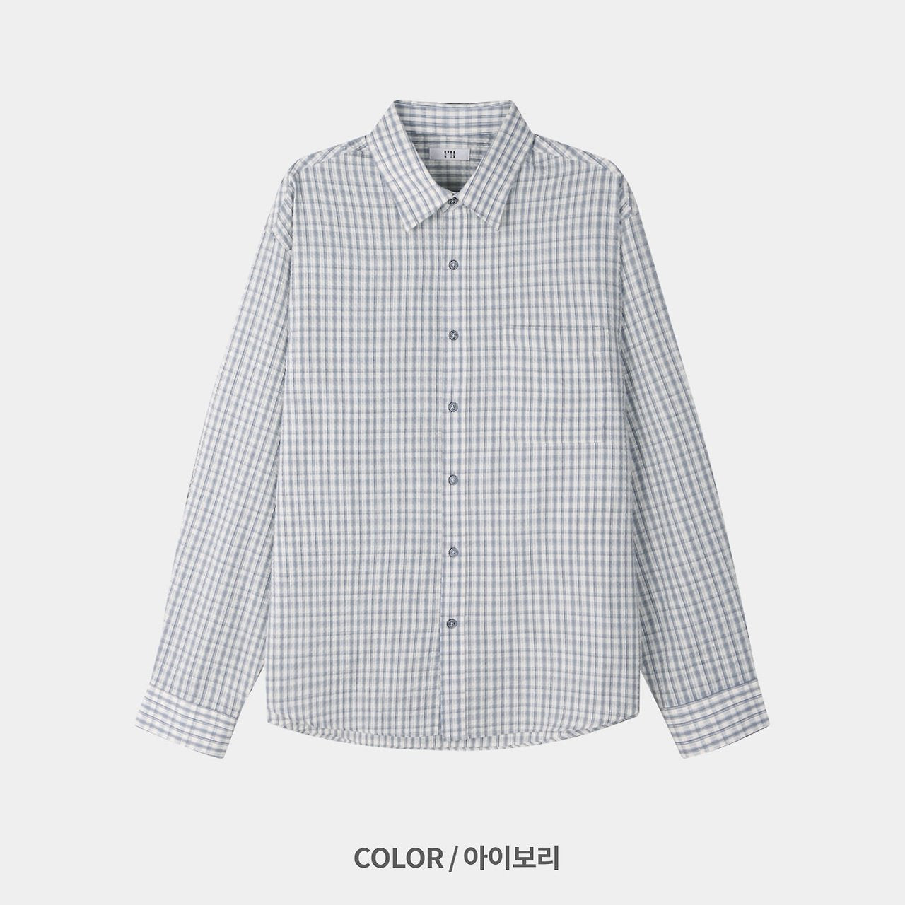 Pigment-Washed Nylon Shirt Jacket