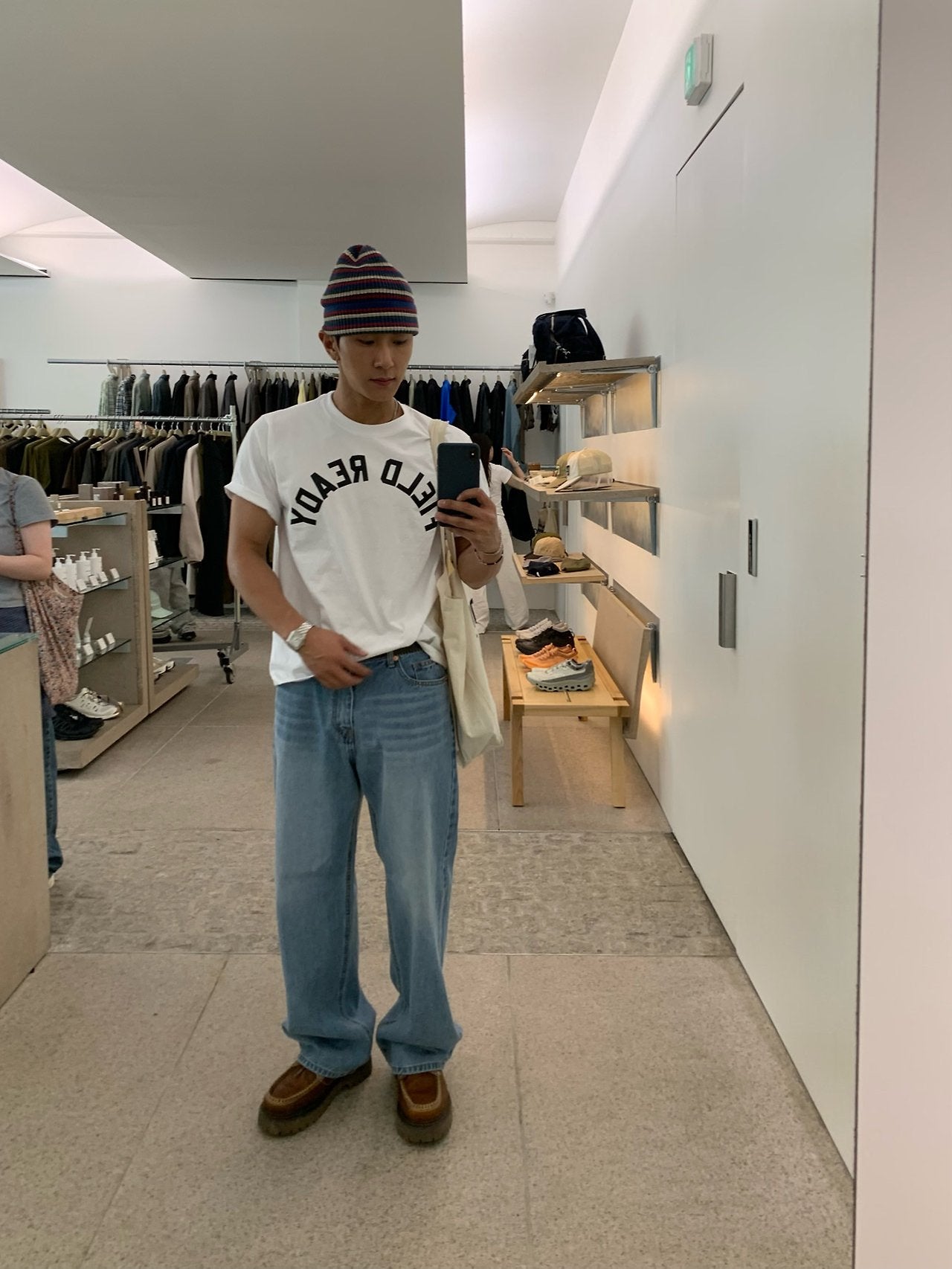 Pigment-Washed Nylon Shirt Jacket