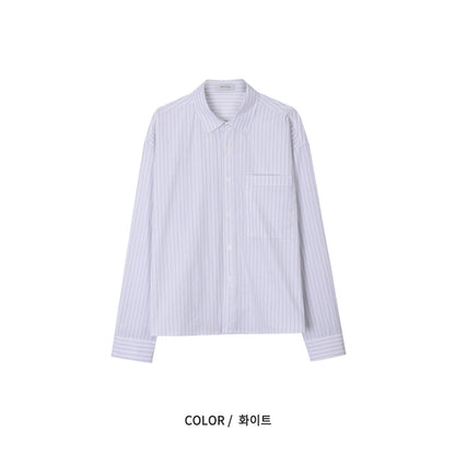 Crop Stripe Shirt