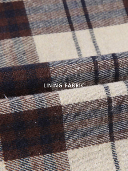 Check Lining Cotton Coach Jacket