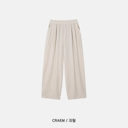 Cotton Linen Balloon String Pants