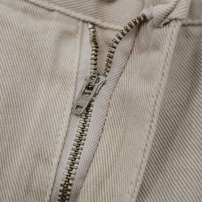 Sand Washed Wide Denim Pants