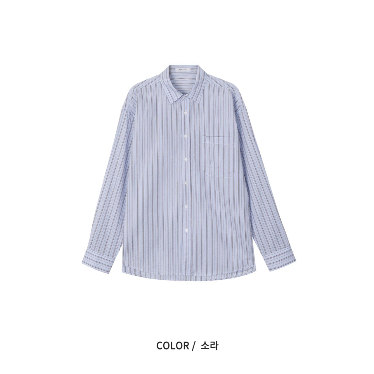 Rough Stripe Oversized Shirt