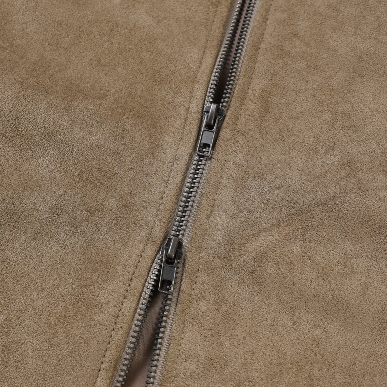 Folk Collar Suede Jacket