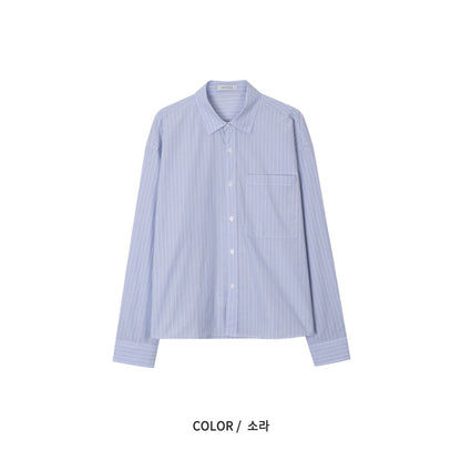 Crop Stripe Shirt