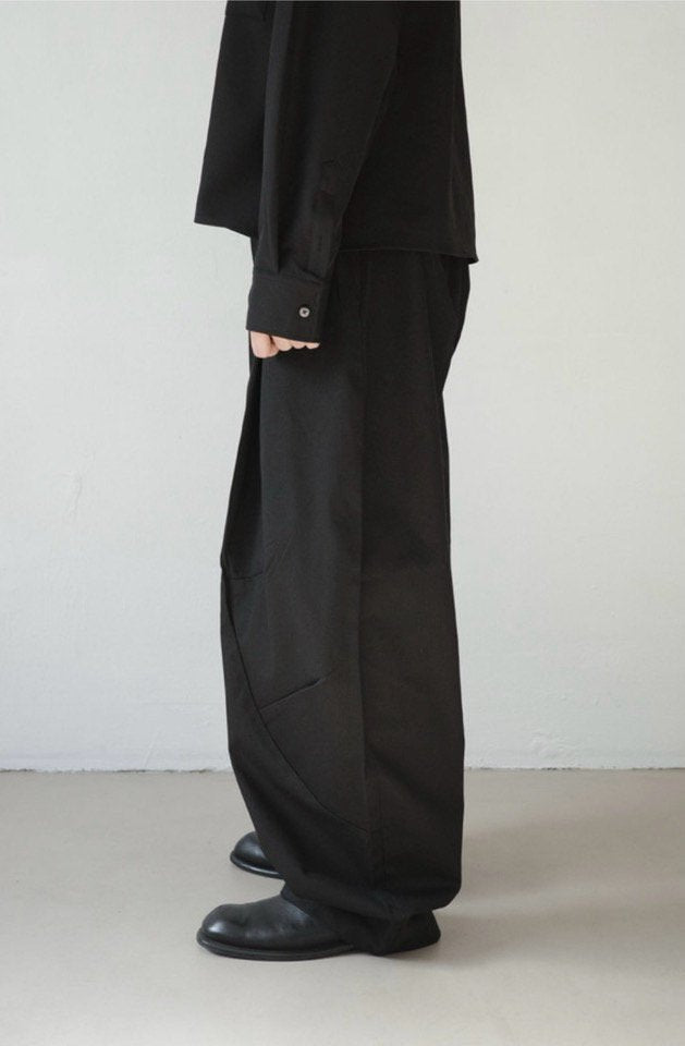 Wood Dart Curved Pants