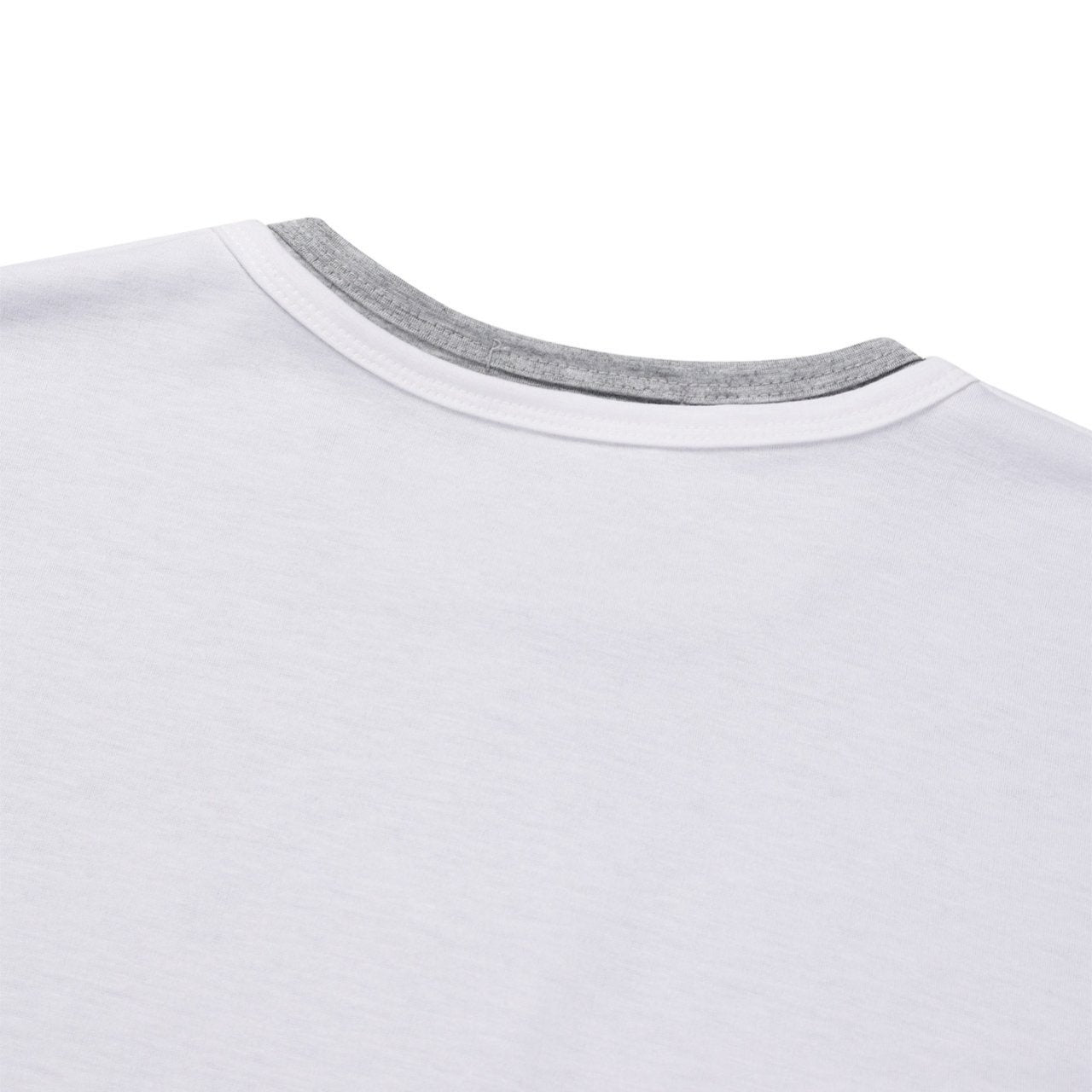 Cropped Layered Henley Neck Tee