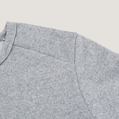 Soft Waffle Henley Long Sleeve