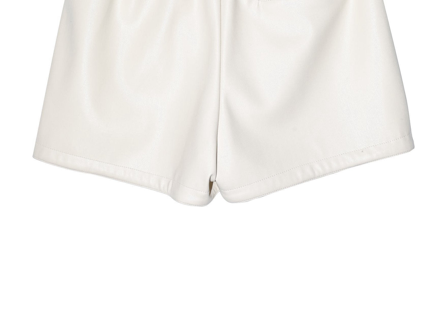 [PAPERMOON] SS / Faux Leather Shorts