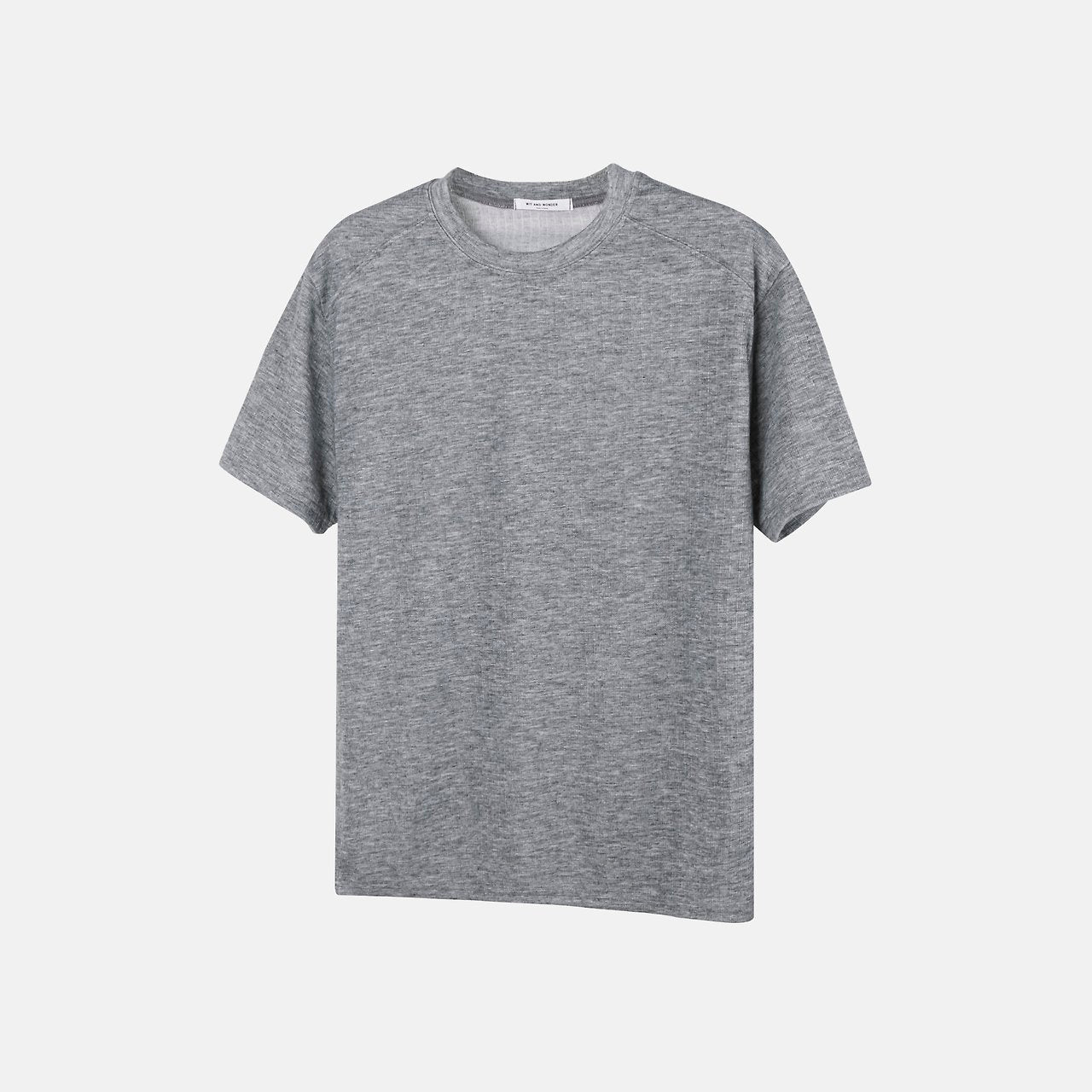 Shoulder Muscle Ribbed T-Shirt