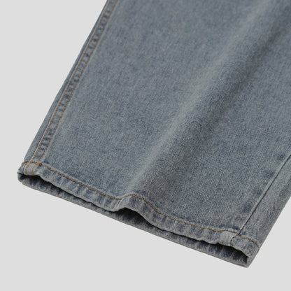 Coil Sand Wide Denim Pants