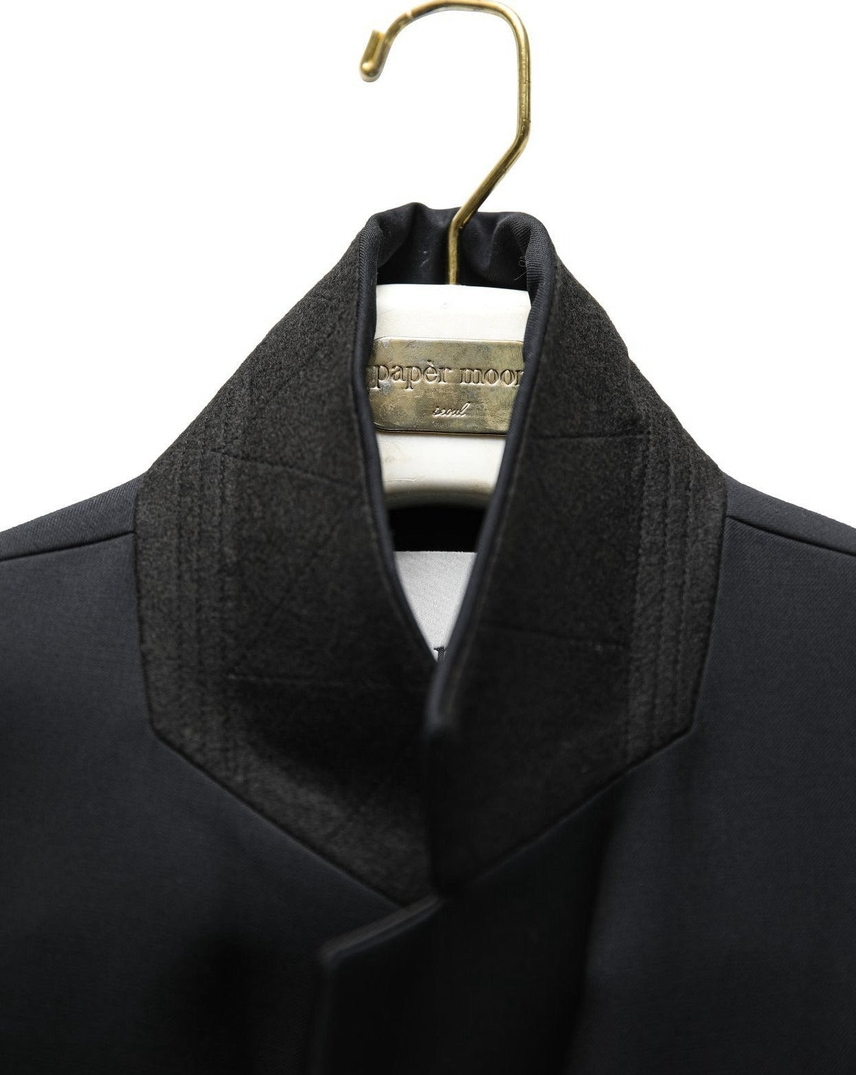 [PAPERMOON] SS / Oversized Silky Lapel Single Tuxedo Blazer
