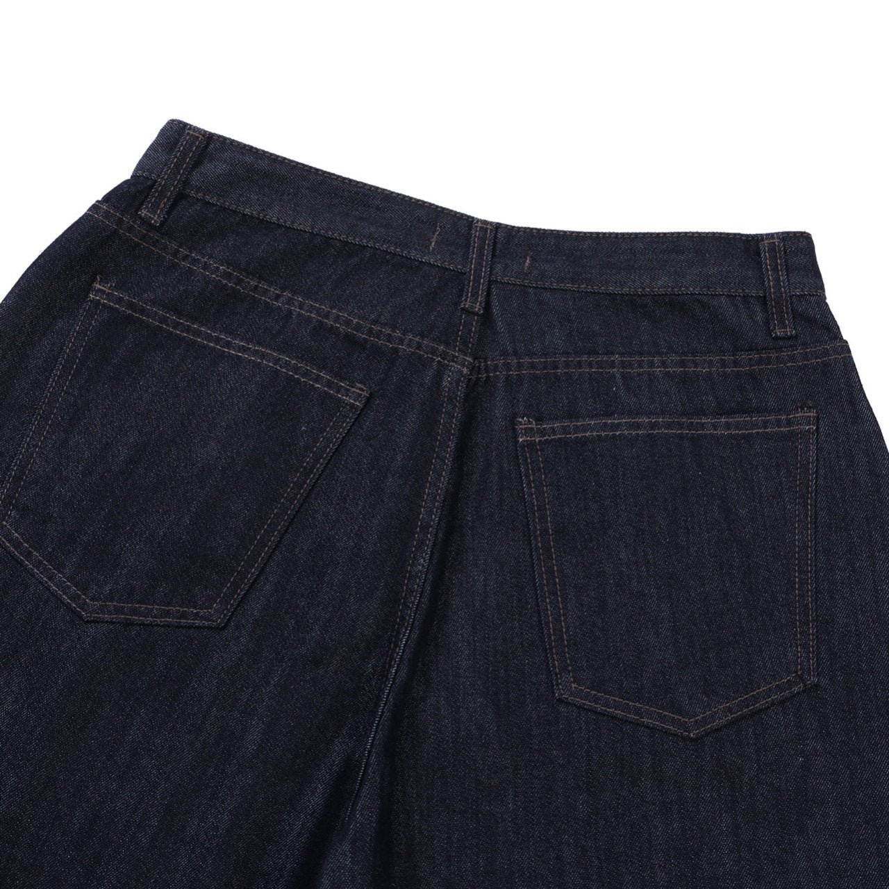 Raw Indigo Semi-Wide Denim