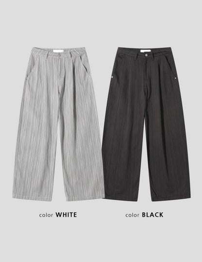 Rain Stripe Wide Pants