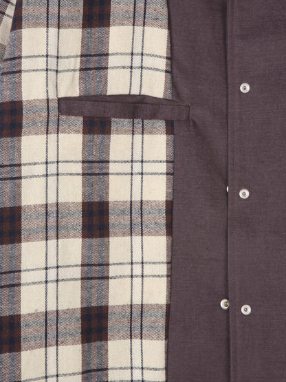 Check Lining Cotton Coach Jacket