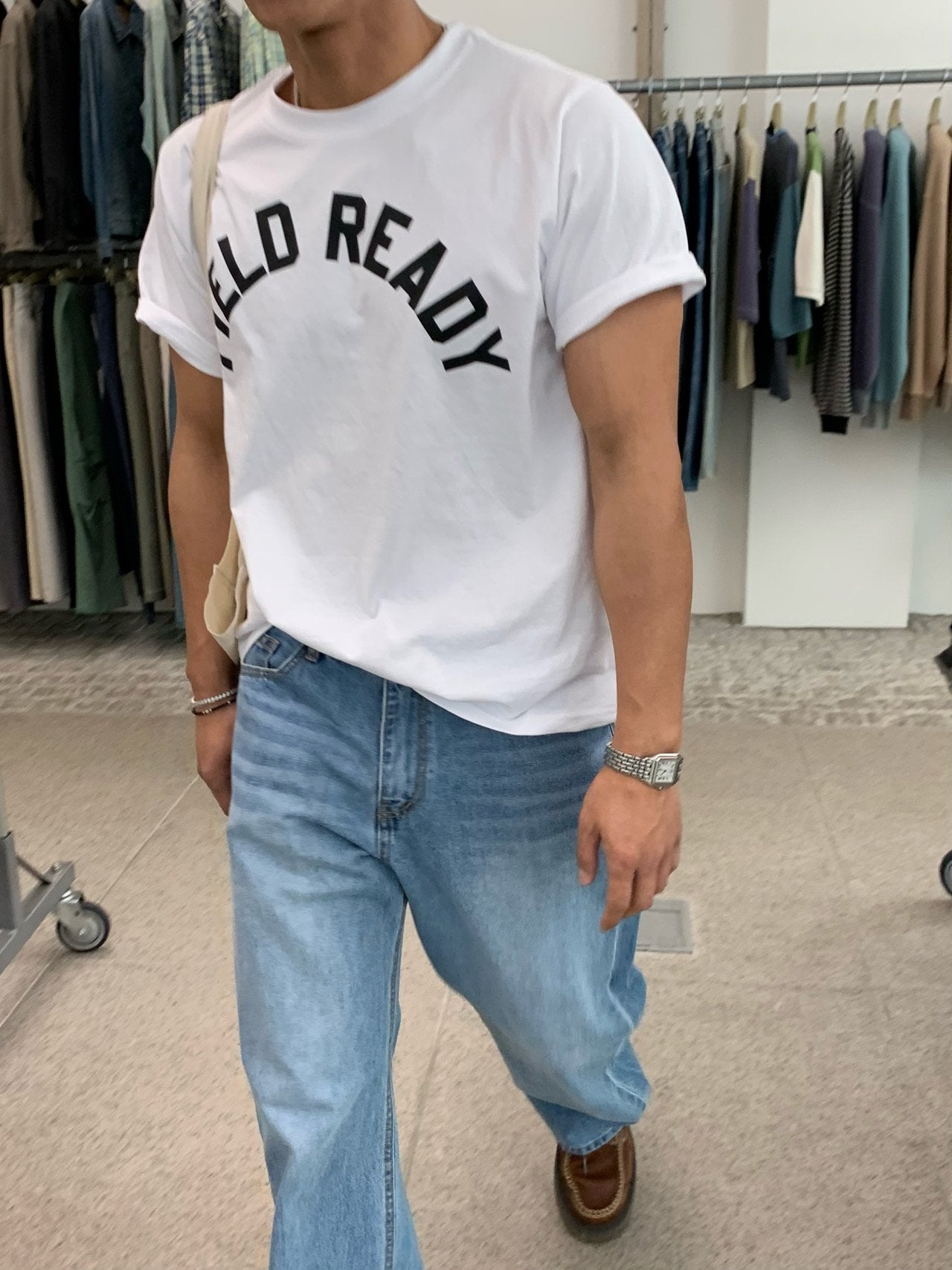 Pigment-Washed Nylon Shirt Jacket