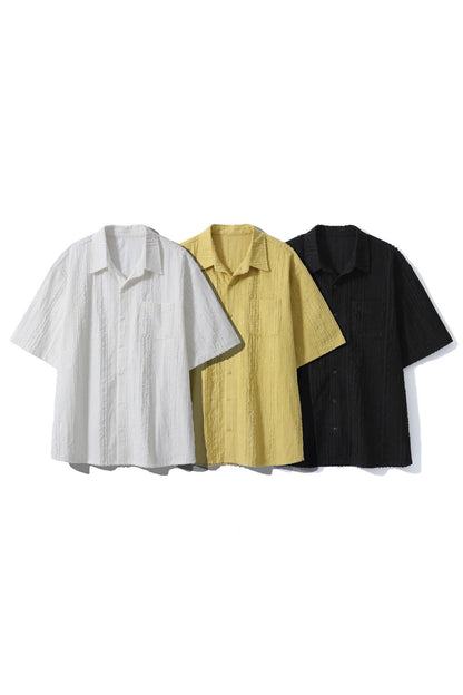 Linen Cutoff Shirt