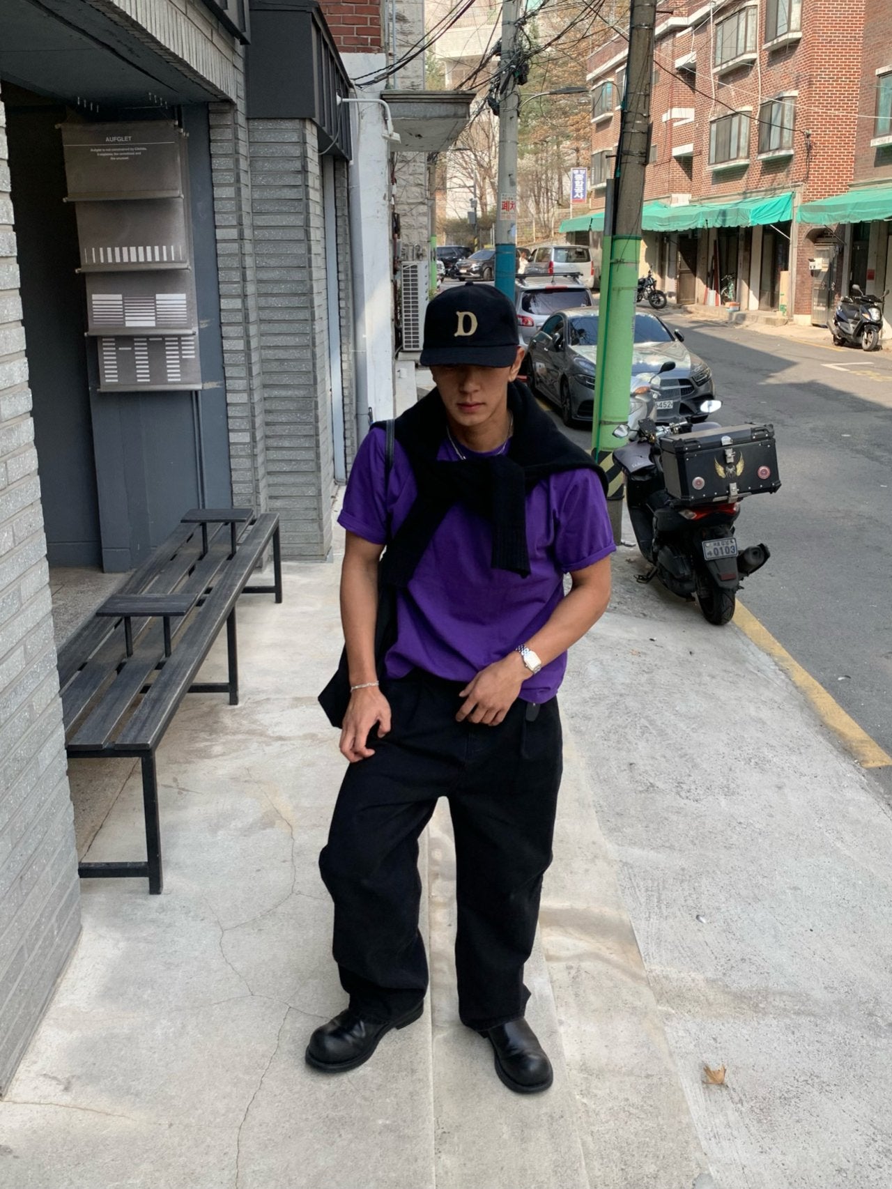 Pigment-Washed Nylon Shirt Jacket