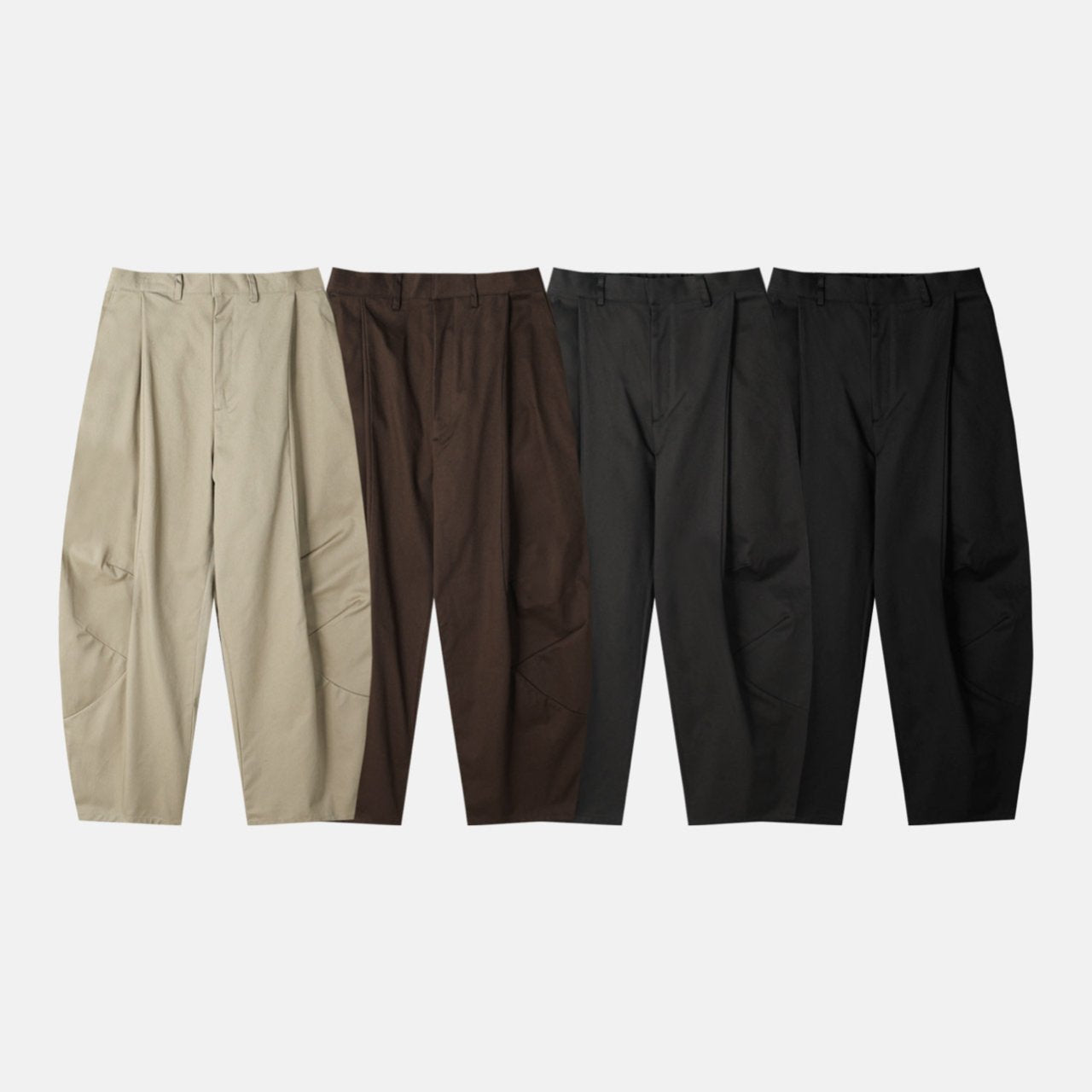 Wood Dart Curved Pants