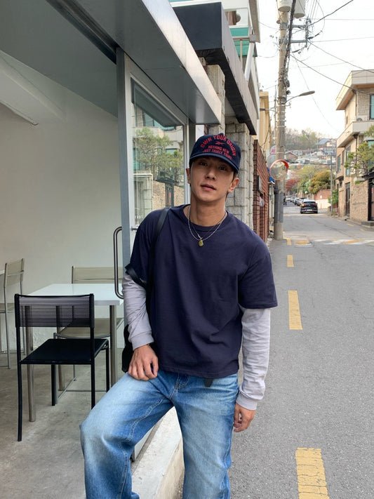 Pigment-Washed Nylon Shirt Jacket