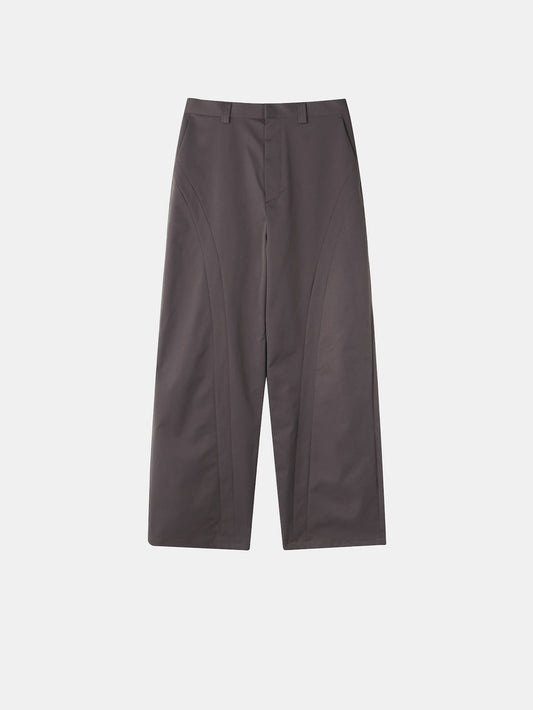 Curved Panel Wide Pants