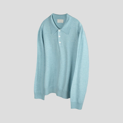 Saye Silk Knit Collar Top