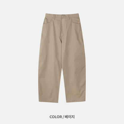 Volume Curve Cotton Balloon Pants
