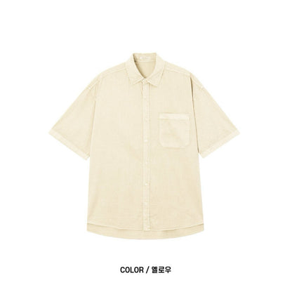 Stone Pigment Half Shirt