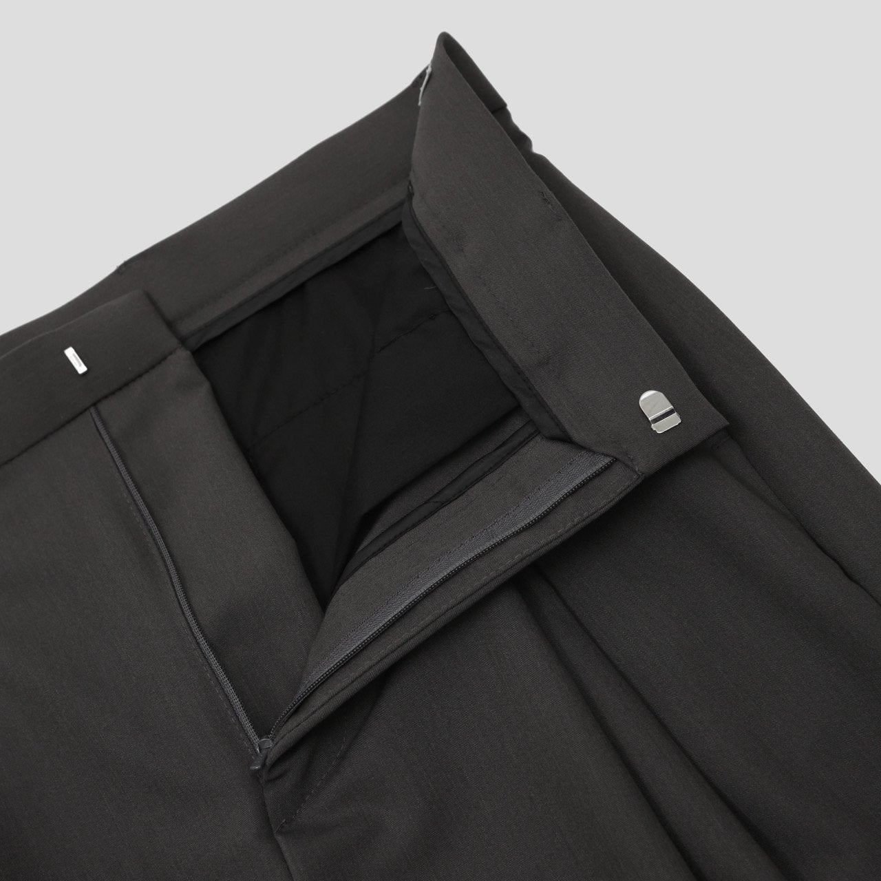 Fly Two-Tuck Wide Slacks