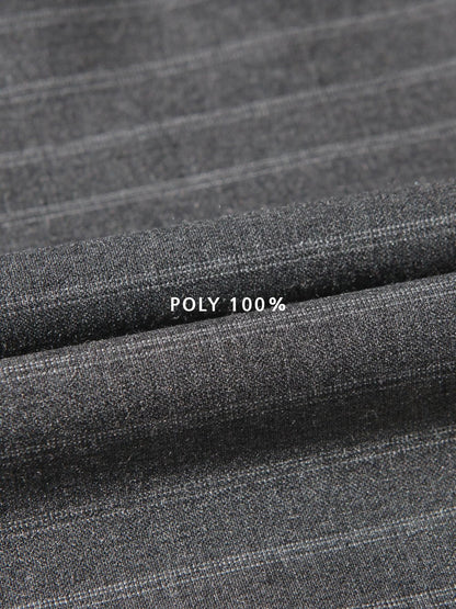 Pinstripe Two-Tuck Wide Slacks