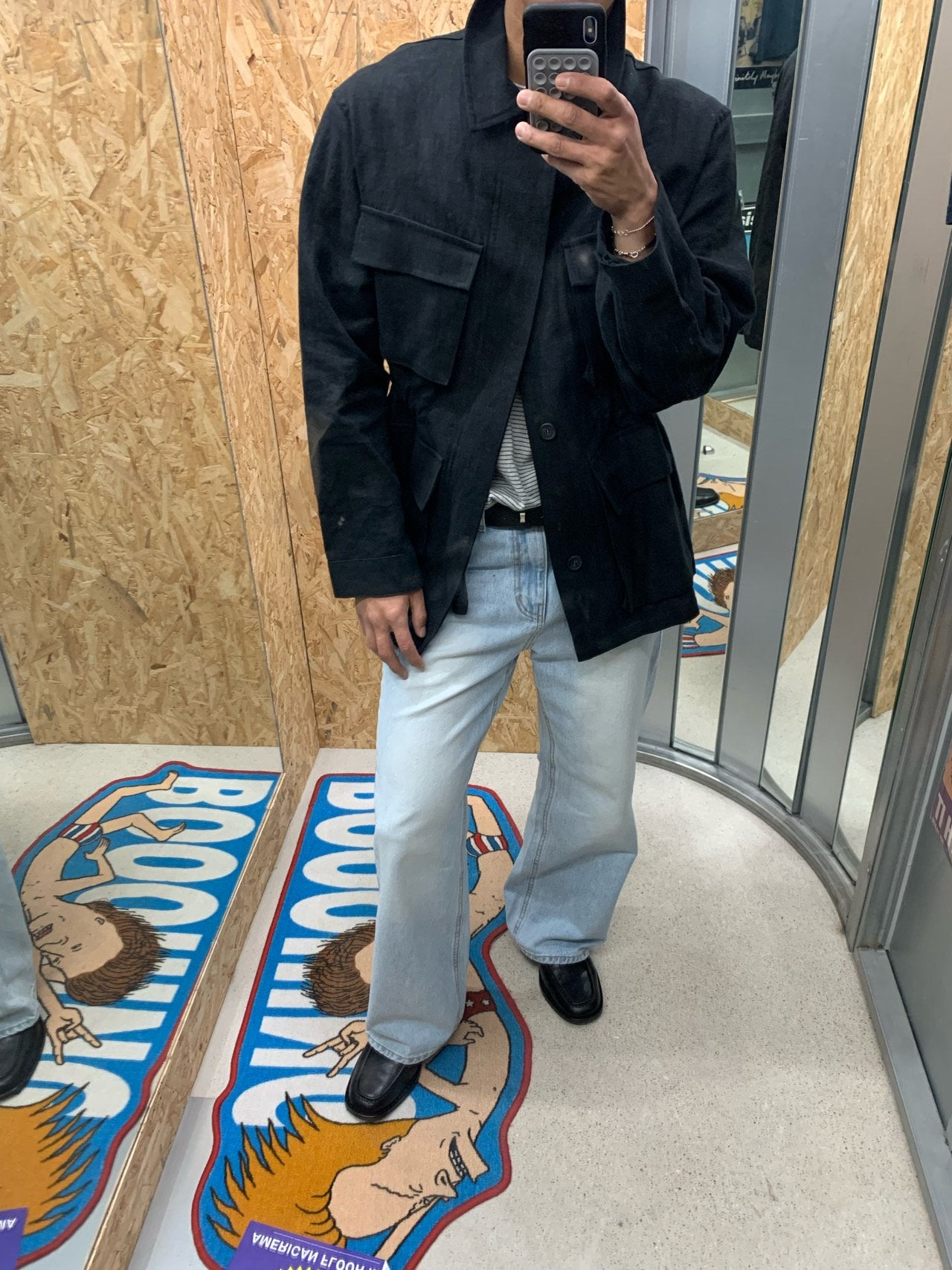 D'Air Linen Military Jacket