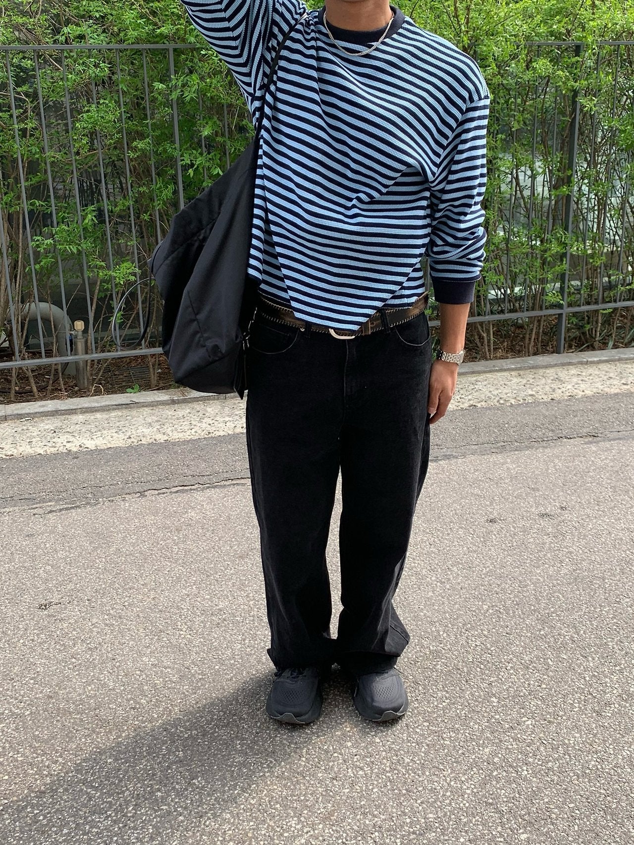 Pigment-Washed Nylon Shirt Jacket