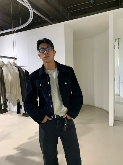 Velvet-Coated Trucker Jacket (Type 3)