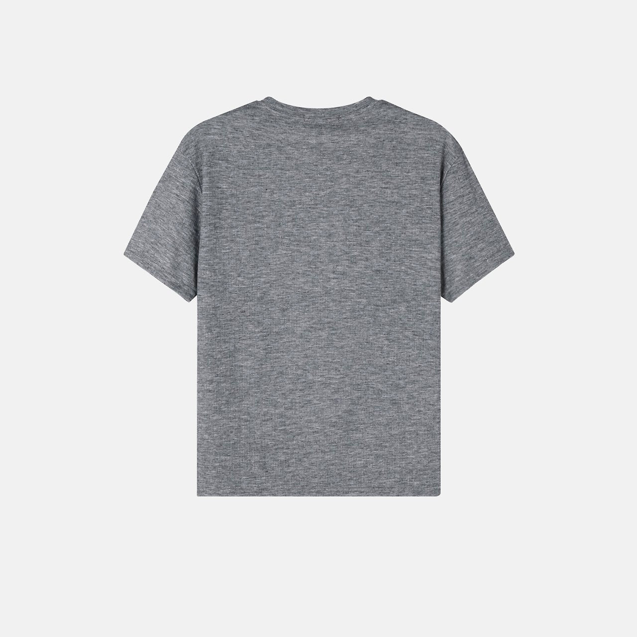 Shoulder Muscle Ribbed T-Shirt