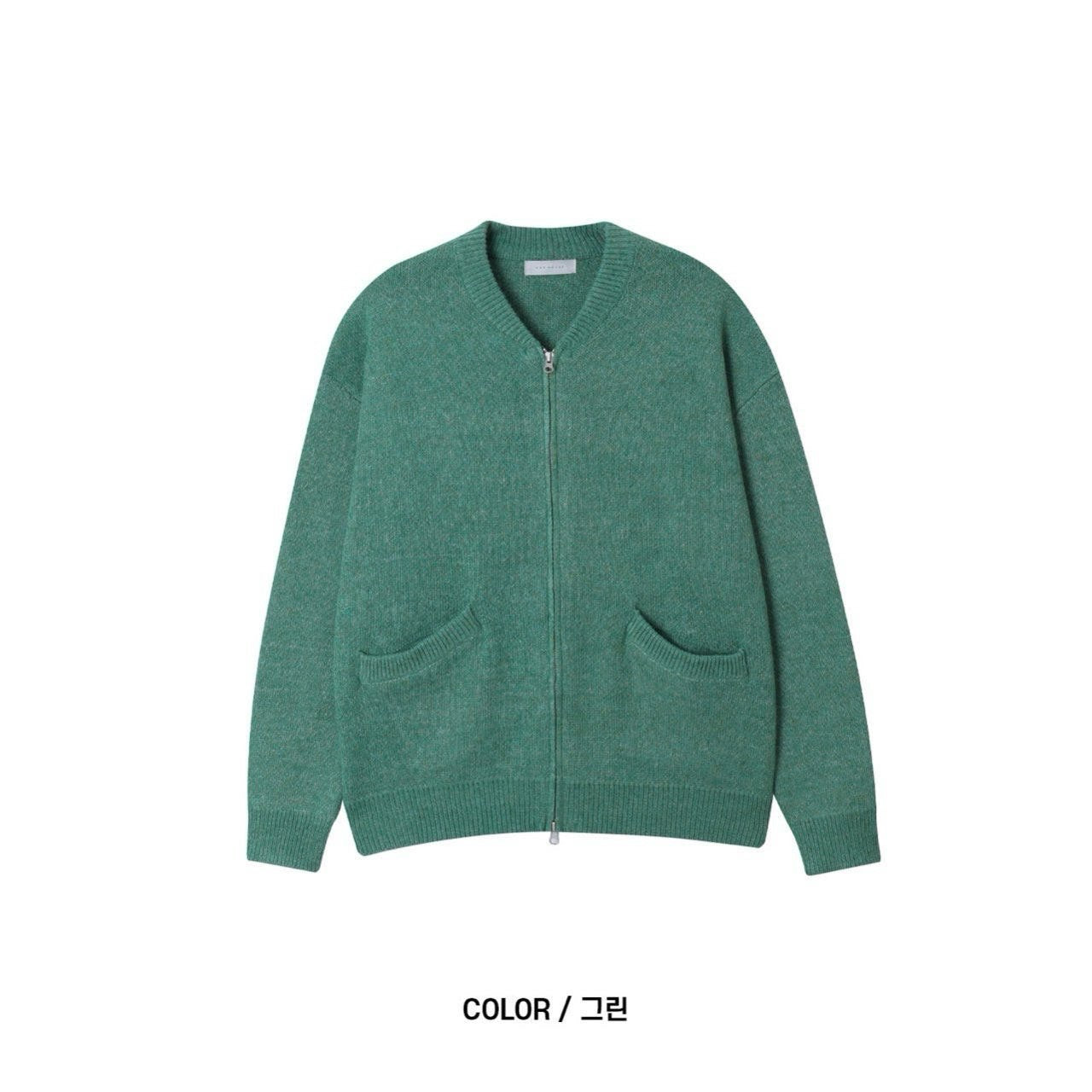 As Knit Zip-Up