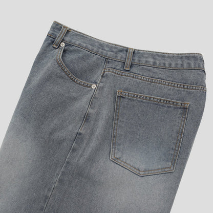 Coil Sand Wide Denim Pants