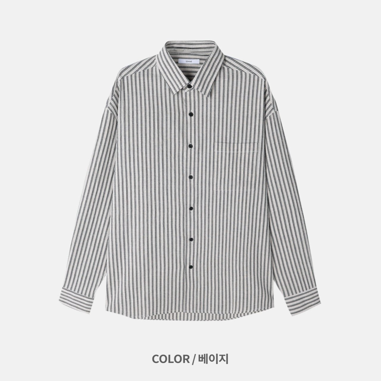 Pigment-Washed Nylon Shirt Jacket