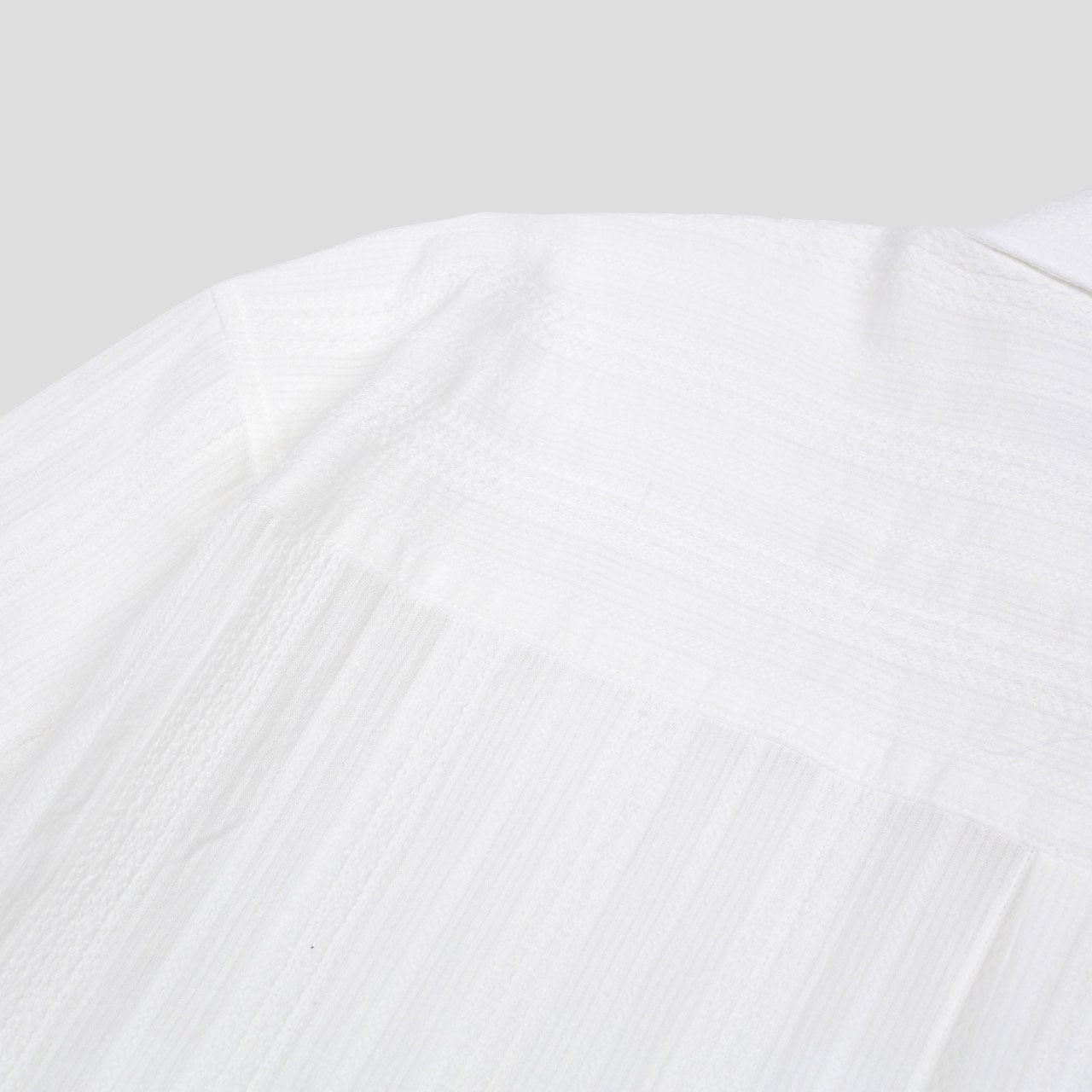 Pigment-Washed Nylon Shirt Jacket