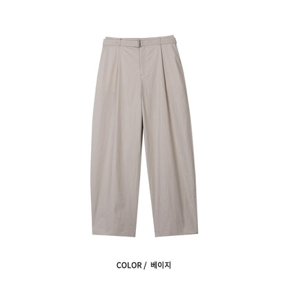 Dino Cotton Belted Pants