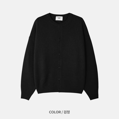 Brow Round Knit Cardigan