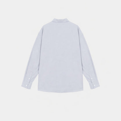 Pigment-Washed Nylon Shirt Jacket