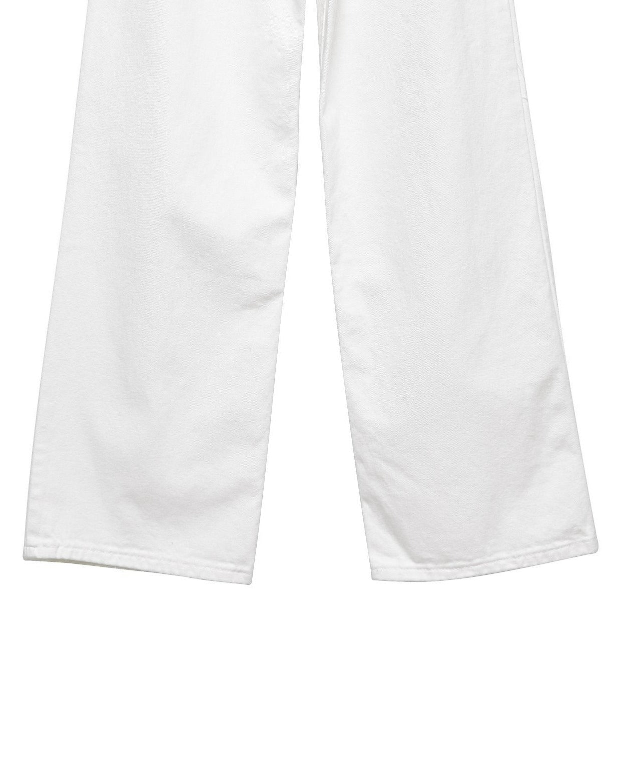 【PAPERMOON 페이퍼 문】SS / High Rise Wide Leg White Denim Pants