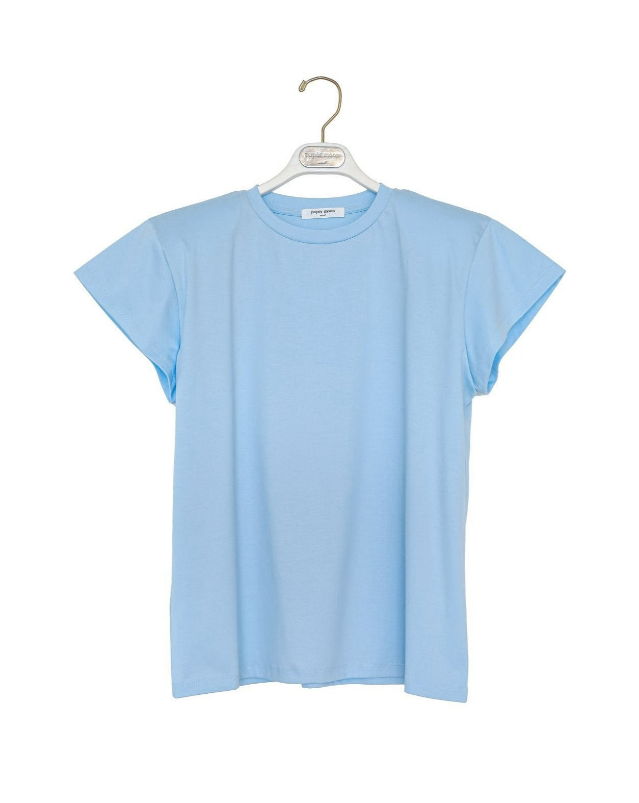 【PAPERMOON 페이퍼 문】SS / Premium Cotton Classic Slim Padded T - Shirt