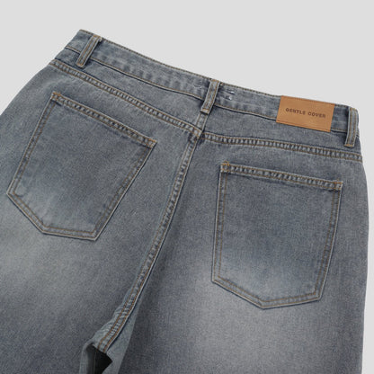 Coil Sand Wide Denim Pants