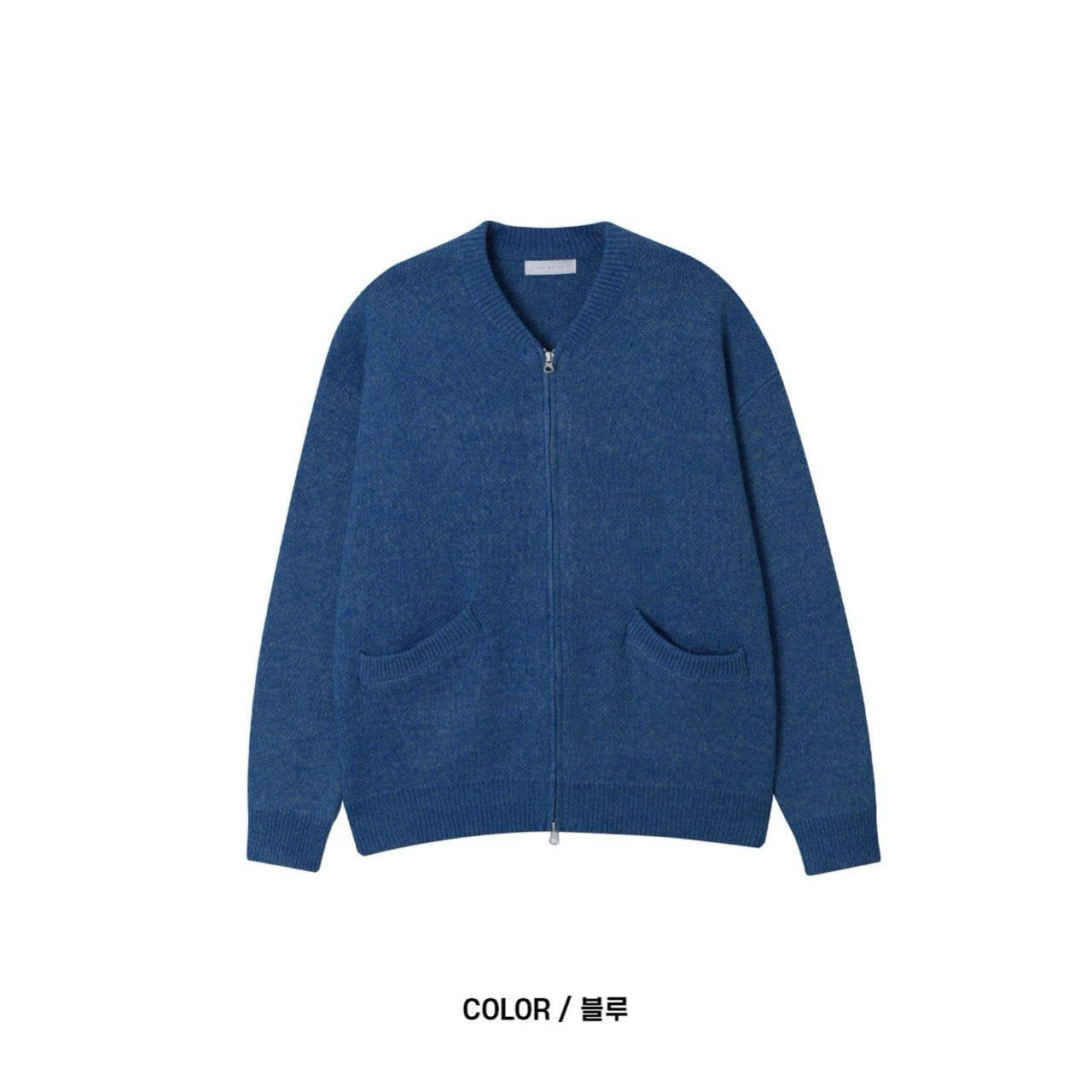 As Knit Zip-Up