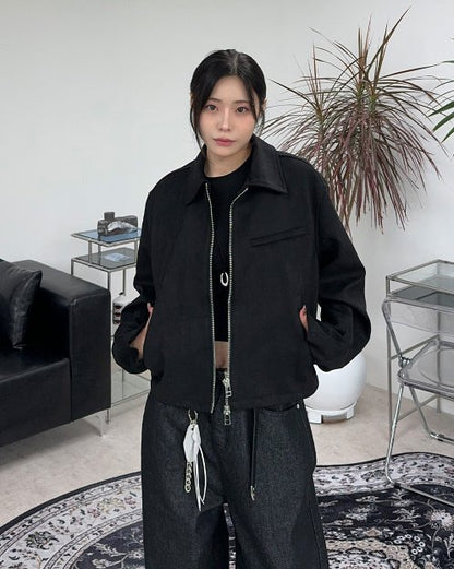 After suede jacket