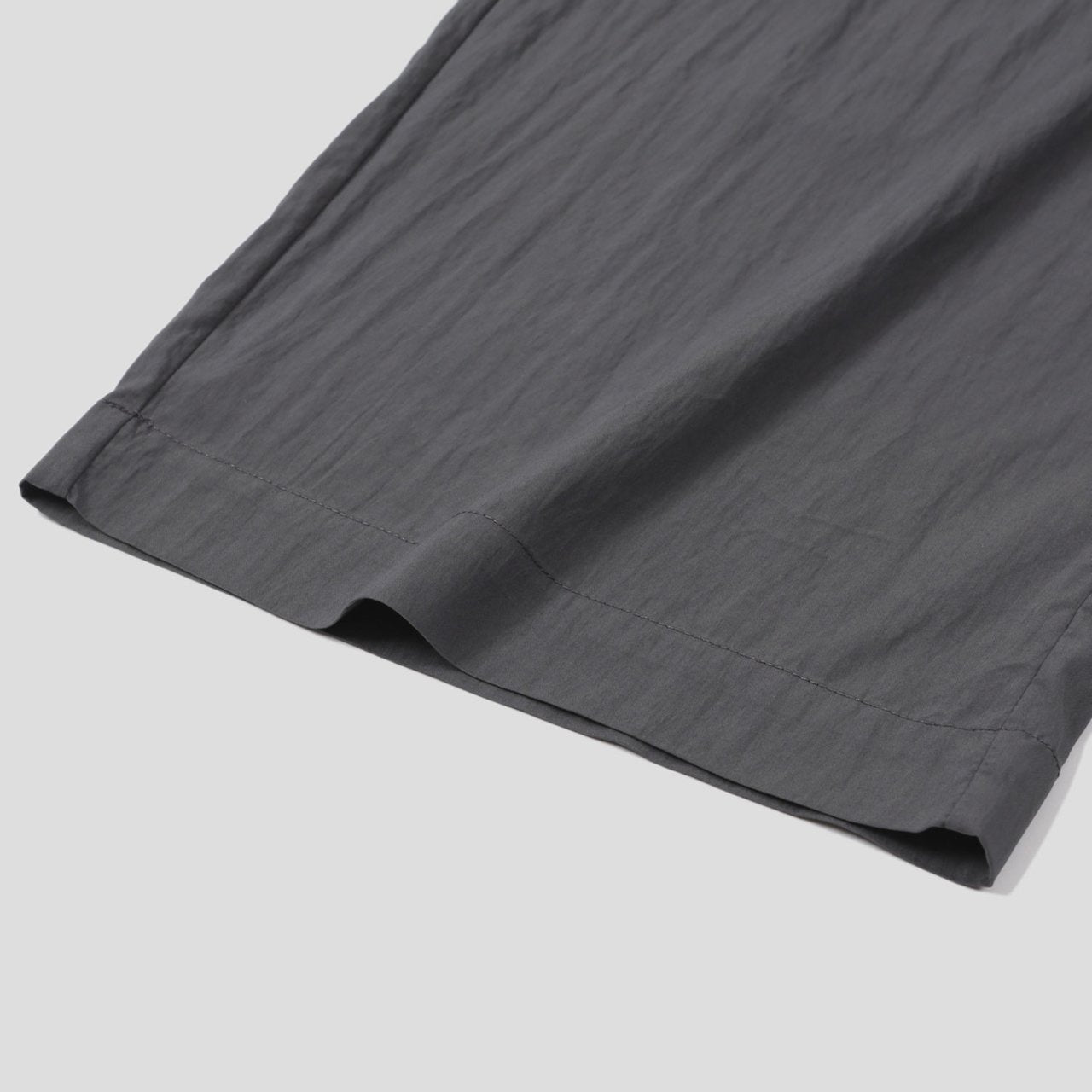 Pigment-Washed Nylon Shirt Jacket